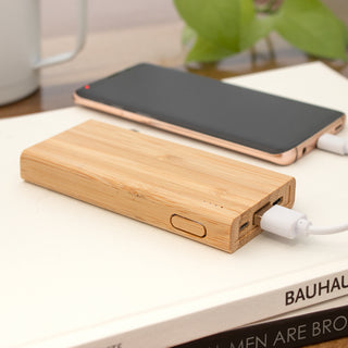 Power Bank de Bambú